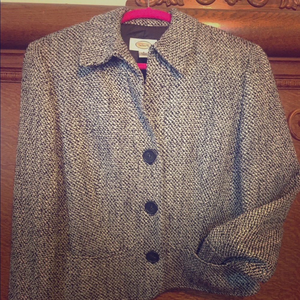 Talbots tweed blazer. EUC